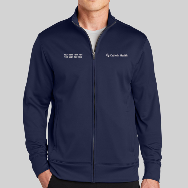 Catholic Health - w/ Name - Sport Wick ® Fleece Full Zip Jacket Thumbnail