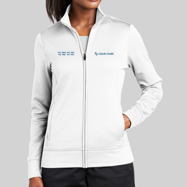 Catholic Health - w/ Name - Ladies Sport Wick ® Fleece Full Zip Jacket Thumbnail