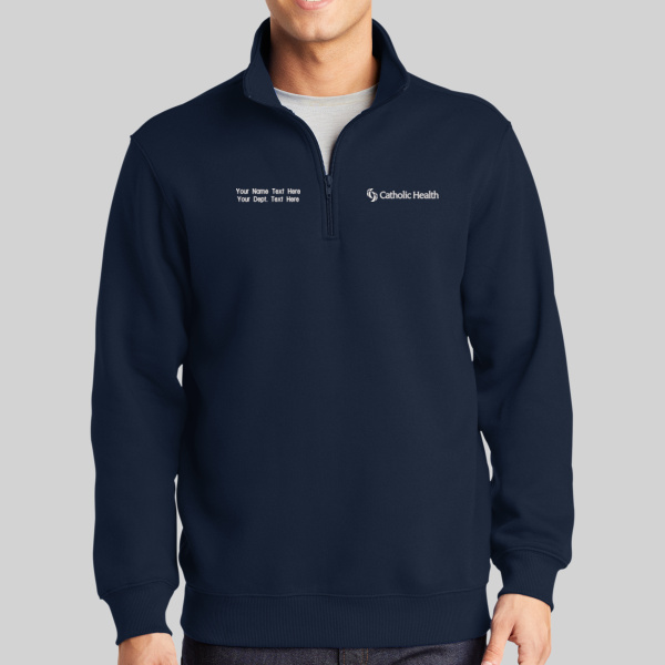Catholic Health - w/ Name - 1/4 Zip Sweatshirt Thumbnail