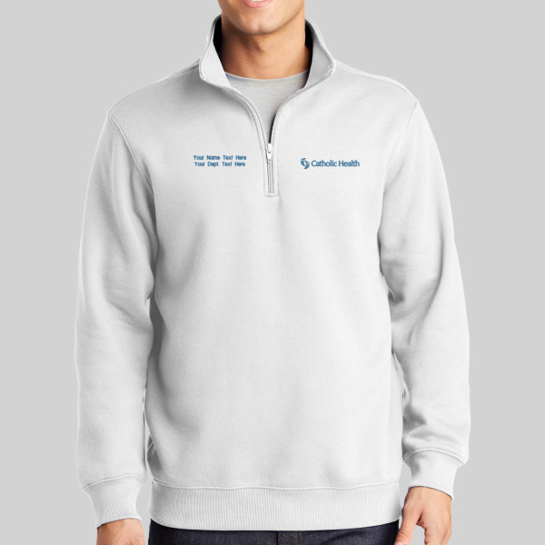 Catholic Health - w/ Name - 1/4 Zip Sweatshirt Thumbnail
