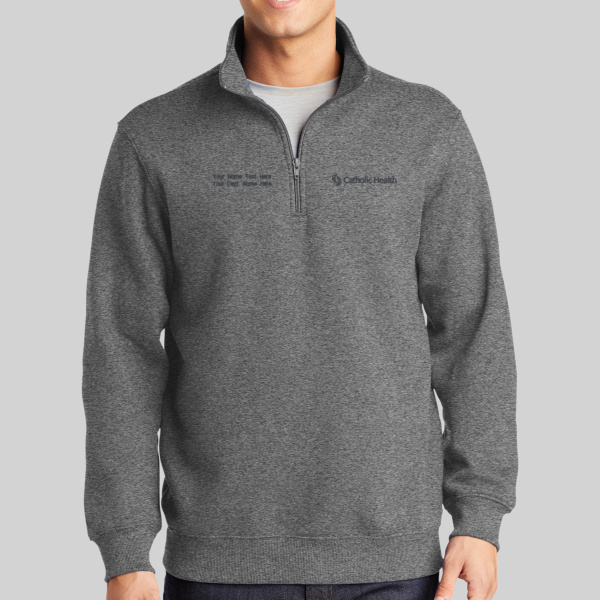 Catholic Health - w/ Name - 1/4 Zip Sweatshirt Thumbnail