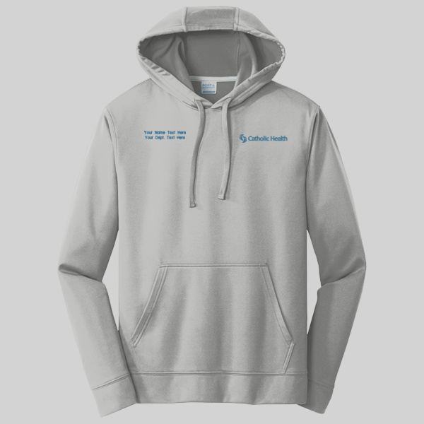 Catholic Health - w/ Name - Performance Fleece Pullover Hooded Sweatshirt Thumbnail