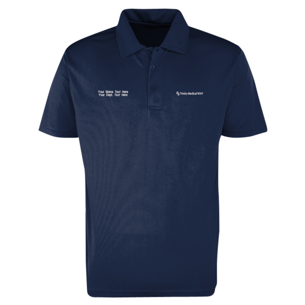 Trinity Medical - w/ Name - PosiCharge ® Active Textured Polo Thumbnail