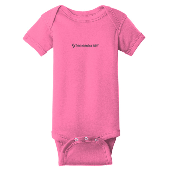 Trinity Medical - Infant Short Sleeve Baby Rib Bodysuit Thumbnail