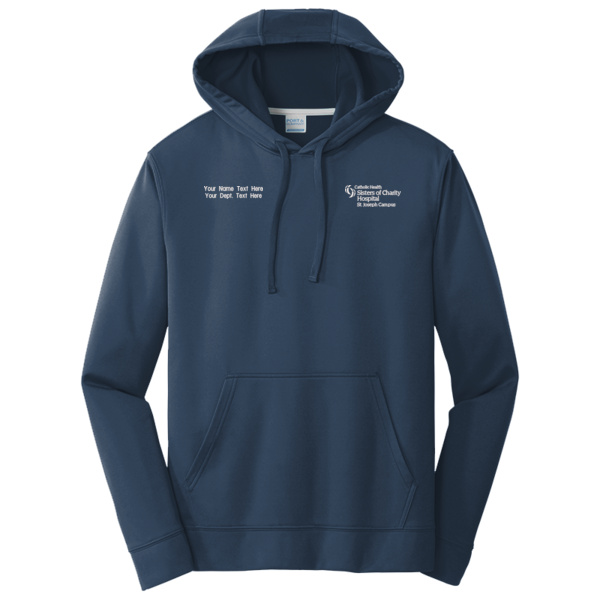 St. Joseph Campus - w/ Name - Performance Fleece Pullover Hooded Sweatshirt Thumbnail