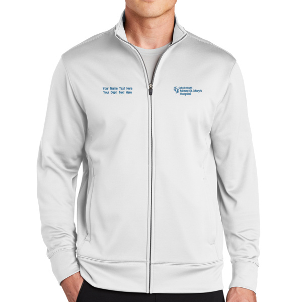 Mount St. Mary's - w/ Name - Sport Wick ® Fleece Full Zip Jacket Thumbnail