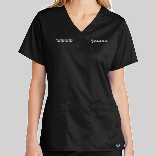 Catholic Health - Women's WorkFlex ™ V Neck Top Thumbnail