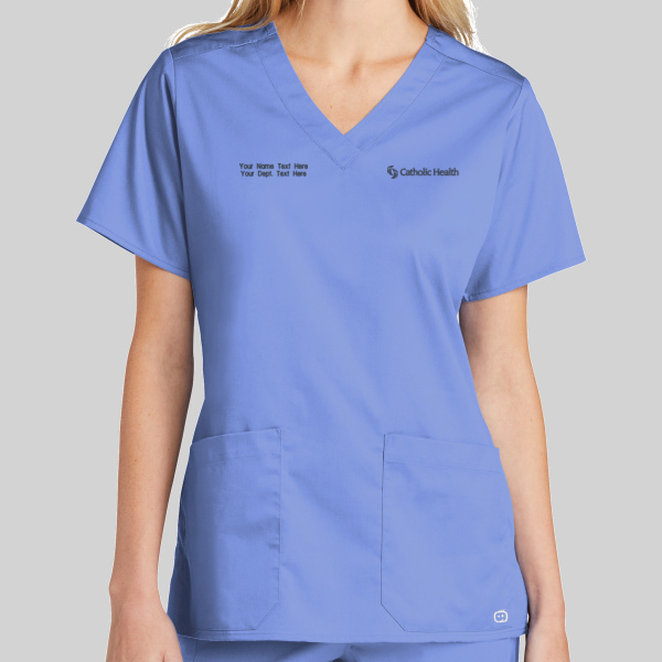 Catholic Health - Women's WorkFlex ™ V Neck Top Thumbnail