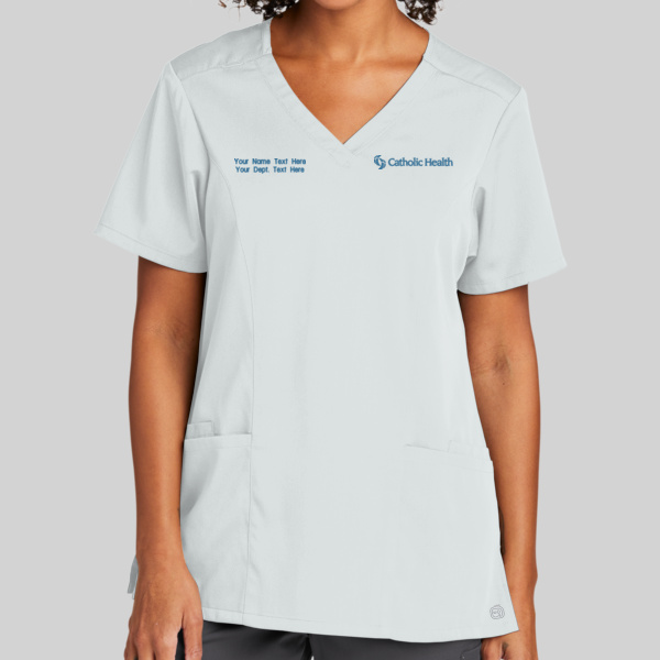 Catholic Health - Women's Premiere Flex ™ V Neck Top Thumbnail