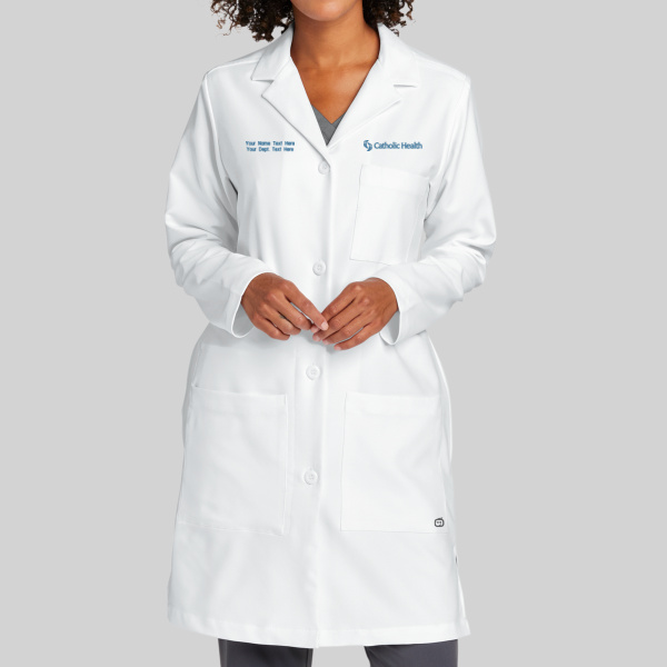 Catholic Health - Women's Long Lab Coat Thumbnail