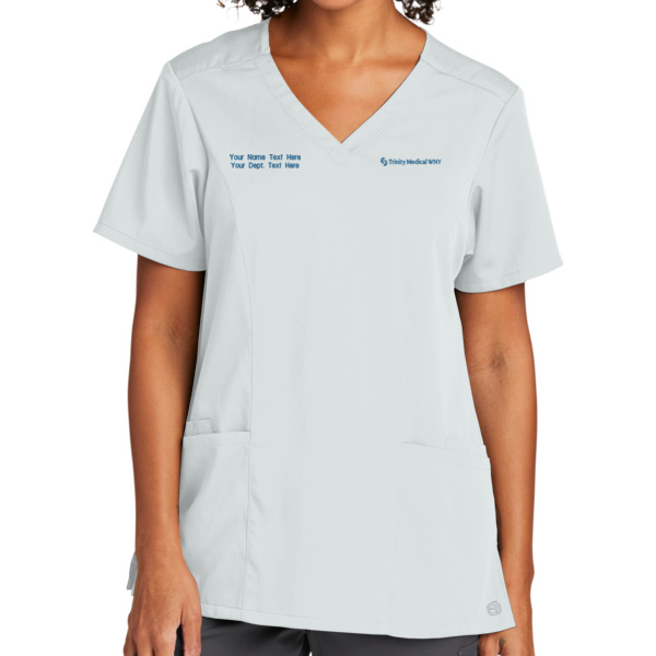 Trinity Medical - Women's Premiere Flex ™ V Neck Top Thumbnail