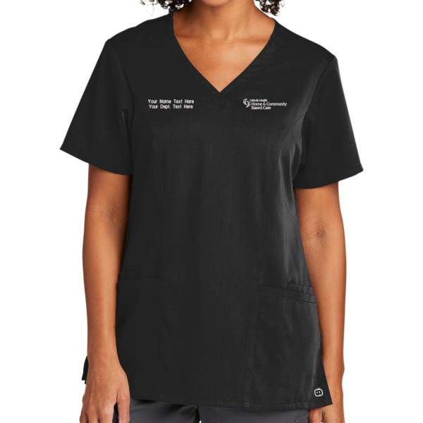Home & Comm. Based Care - Women's Premiere Flex ™ V Neck Top Thumbnail