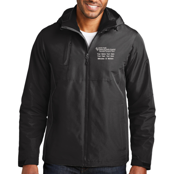 Sisters of Charity Neonatal Transport Team - w/ Name - Merge 3 in 1 Jacket Thumbnail