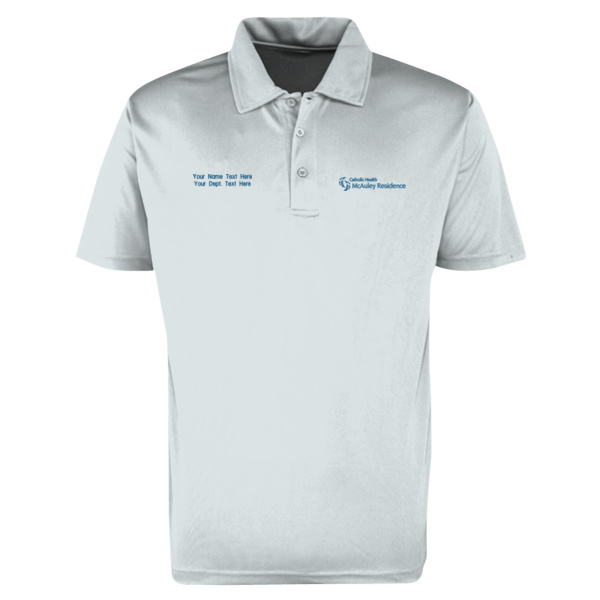 McAuley Residence - w/ Name - PosiCharge ® Active Textured Polo Thumbnail