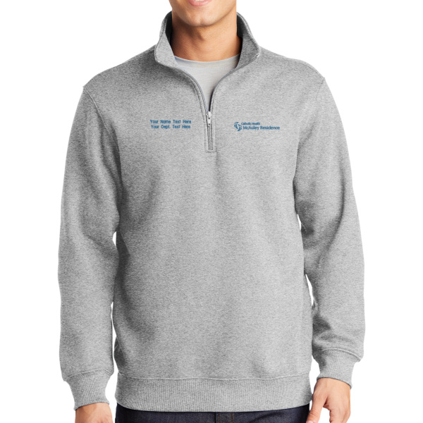 McAuley Residence - w/ Name - 1/4 Zip Sweatshirt Thumbnail