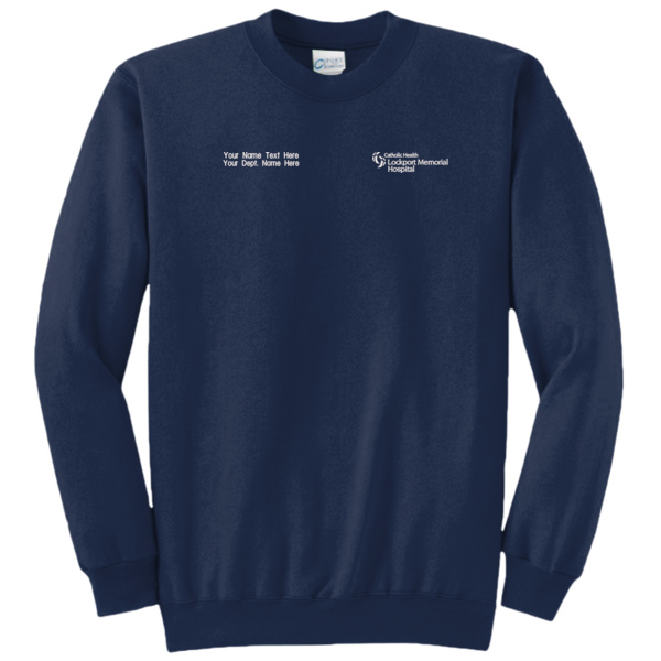 Lockport Memorial - w/Name -  Core Fleece Crewneck Sweatshirt Thumbnail