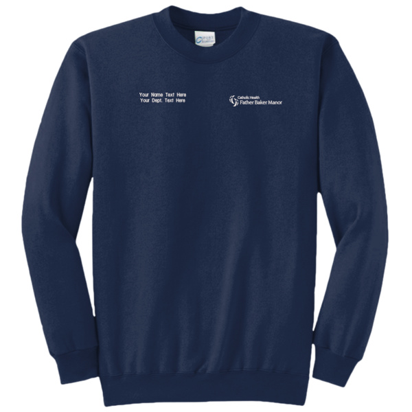 Father Baker Manor - w/Name -  Core Fleece Crewneck Sweatshirt Thumbnail