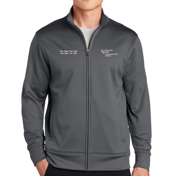 LIFE - w/ Name - Sport Wick ® Fleece Full Zip Jacket Thumbnail