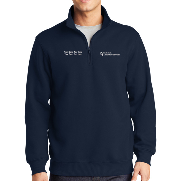 Laboratory Services - w/ Name - 1/4 Zip Sweatshirt Thumbnail