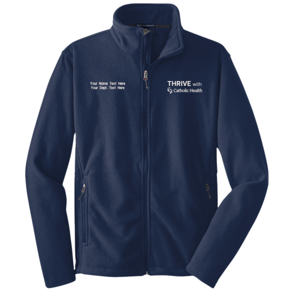 THRIVE with Catholic Health - w/ Name - Value Fleece Jacket Thumbnail