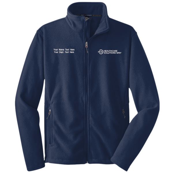 Healthcare Solutions WNY - w/ Name - Value Fleece Jacket Thumbnail